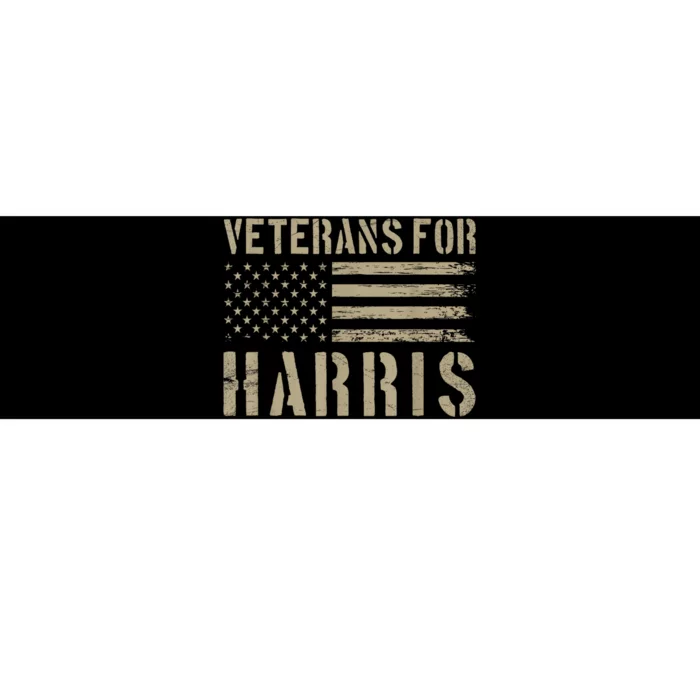 Veterans For Harris 2024 Military Vets Kamala Harris Bumper Sticker