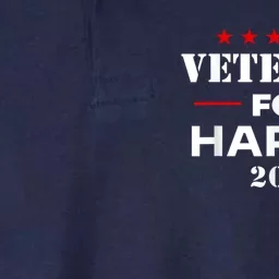 Veterans For Harris 2024 Kamala Harris Veteran Usa Softstyle Adult Sport Polo