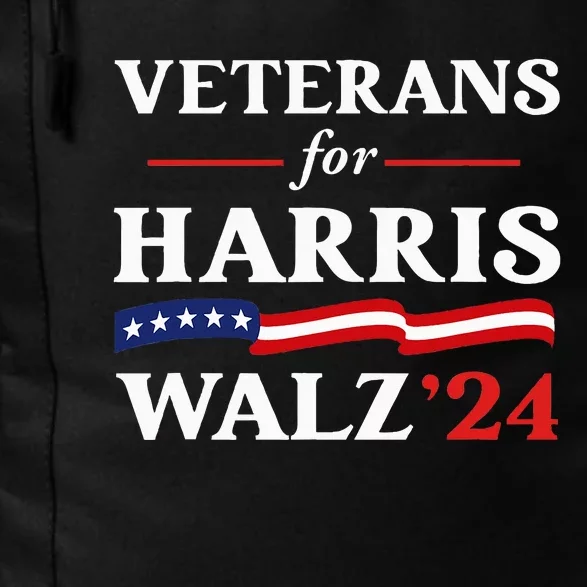 Veterans For Harris Walz 2024 Vote Tim Walz Kamala Harris Daily Commute Backpack