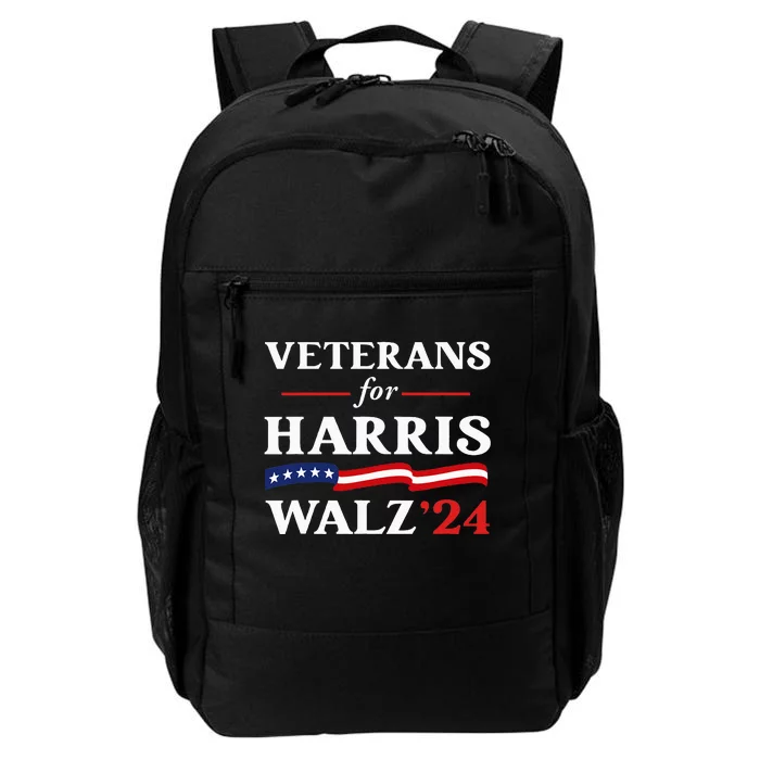 Veterans For Harris Walz 2024 Vote Tim Walz Kamala Harris Daily Commute Backpack