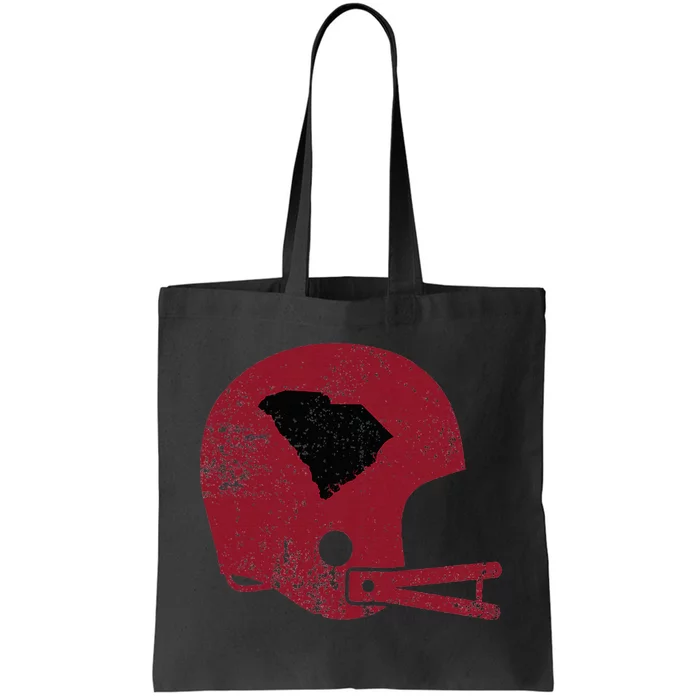 Vintage Football Helmet State Of South Carolina Tote Bag