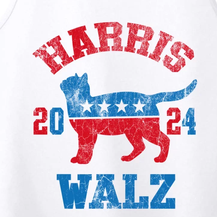 Vote For Harris Walz 2024 Election Kamala Harris Tim Waltz Performance Tank