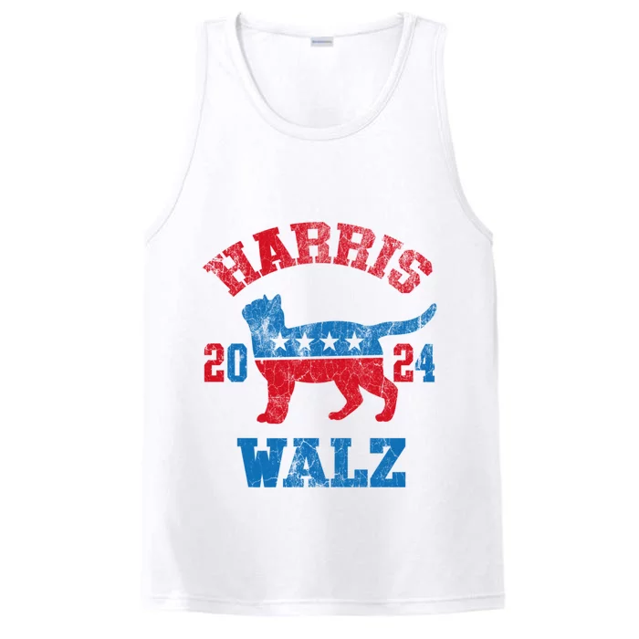 Vote For Harris Walz 2024 Election Kamala Harris Tim Waltz Performance Tank