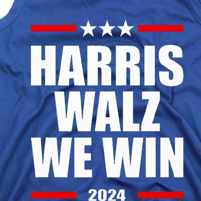 Vote For Harris Walz We Win 2024 Tank Top