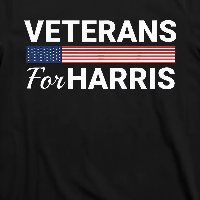 Veterans For Harris 2024 T-Shirt