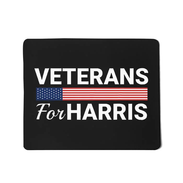 Veterans For Harris 2024 Mousepad