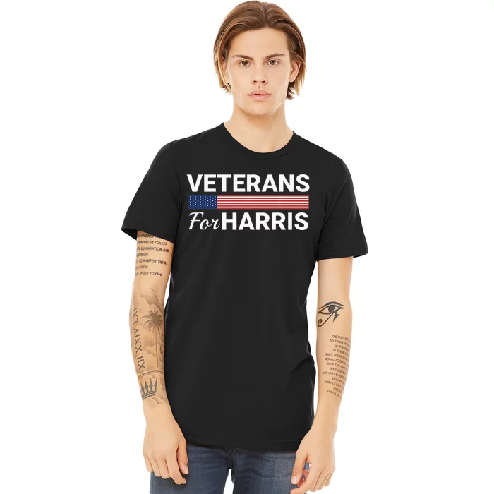 Veterans For Harris 2024 Premium T-Shirt