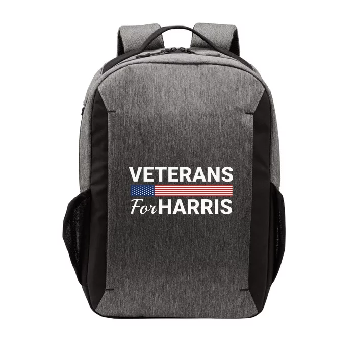 Veterans For Harris 2024 Vector Backpack