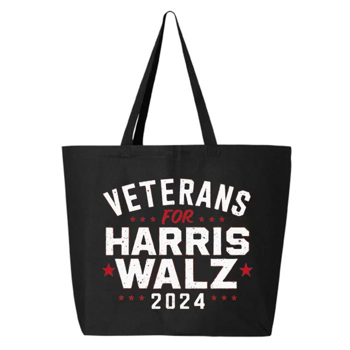 Veterans For Harris Waltz 2024 25L Jumbo Tote