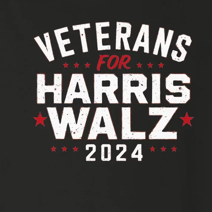 Veterans For Harris Waltz 2024 Toddler Long Sleeve Shirt