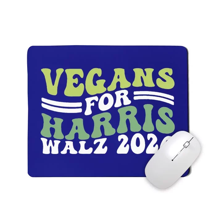 Vegans For Harris Walz 2024 Kamala Waltz 2024 Mousepad