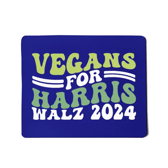 Vegans For Harris Walz 2024 Kamala Waltz 2024 Mousepad