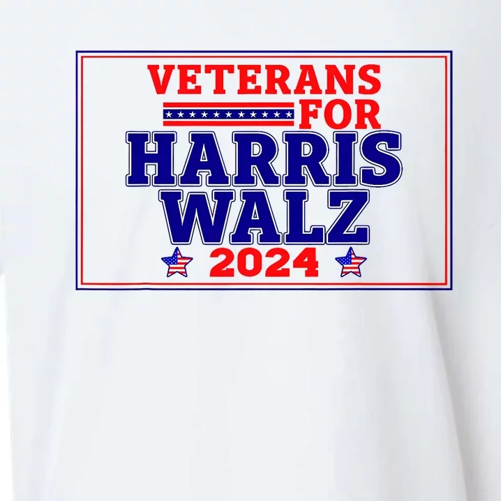 Veterans For Harris Walz 2024 Vote Harris Waltz Election Sueded Cloud Jersey T-Shirt