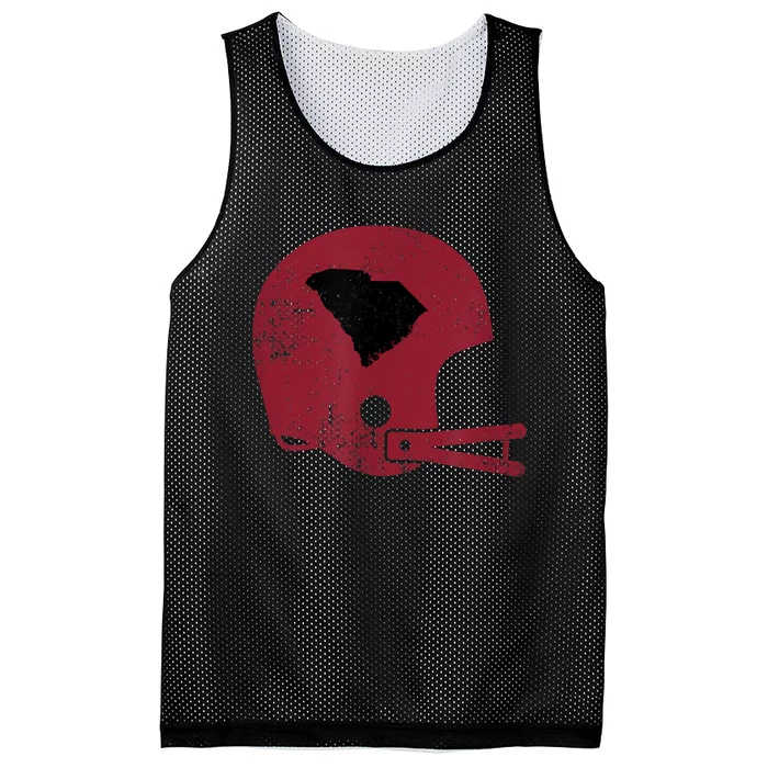 Vintage Football Helmet State Of South Carolina Mesh Reversible Basketball Jersey Tank