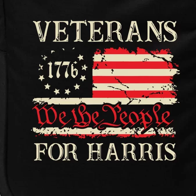 Veterans For Harris We The People 1776 Flag Kamala Harris Impact Tech Backpack