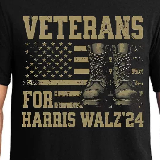 Veterans For Harris Walz Waltz 2024 Presidential Campaign Pajama Set