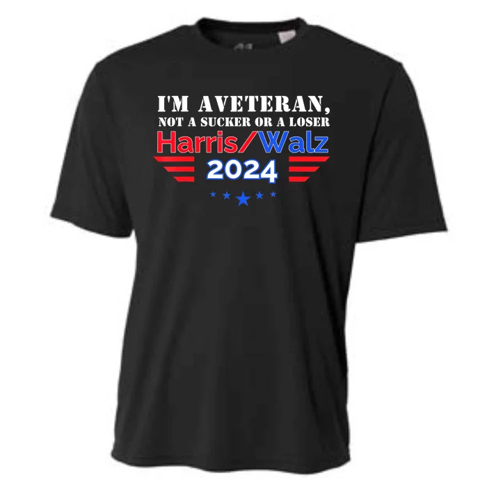 Veteran For Harris Walz For President 2024 Cooling Performance Crew T-Shirt