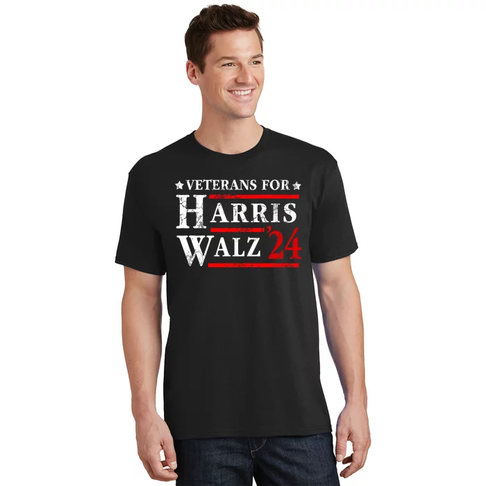 Veterans For Harris Walz 2024 Election T-Shirt