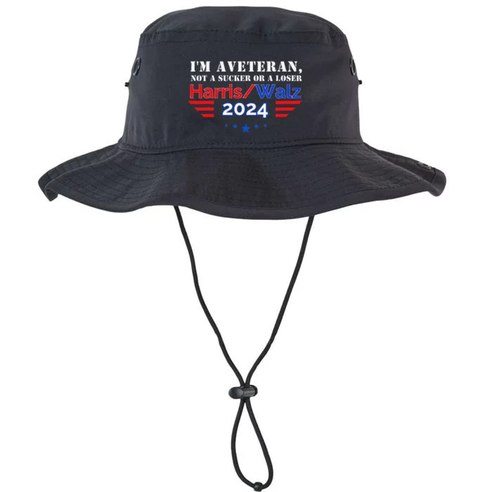 Veteran For Harris Walz For President 2024 Legacy Cool Fit Booney Bucket Hat