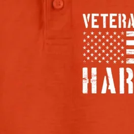 Veterans For Harris 2024 Military Vets Kamala Harris Dry Zone Grid Performance Polo