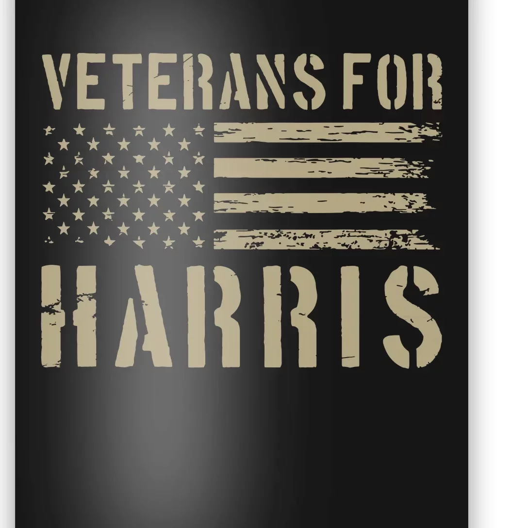 Veterans For Harris 2024 Military Vets Kamala Harris Poster