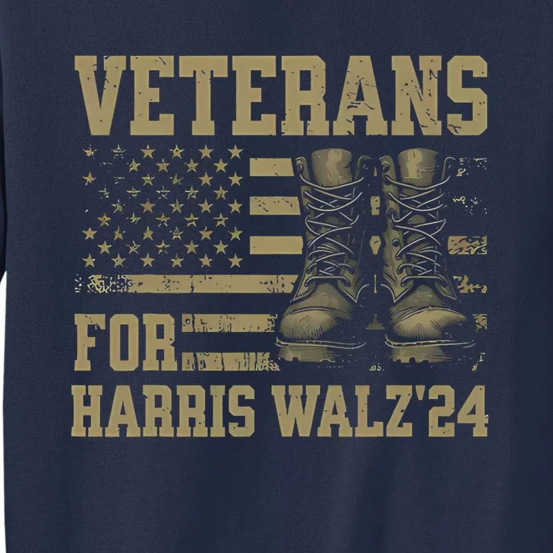 Veterans For Harris Walz Waltz 2024 Presidential Campaign Sweatshirt