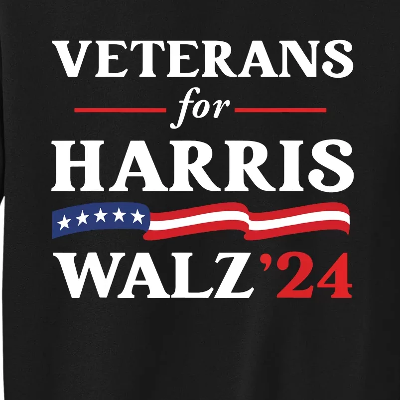 Veterans For Harris Walz 2024 Vote Tim Walz Kamala Harris Sweatshirt