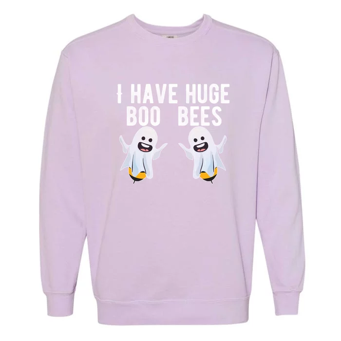 Vintage Funny Halloween Costume I Have Huge Boo Bees Meaningful Gift Garment-Dyed Sweatshirt