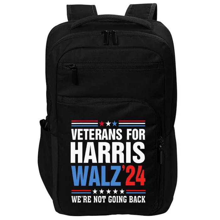 Veterans For Harris Walz 2024 Harris Waltz Impact Tech Backpack