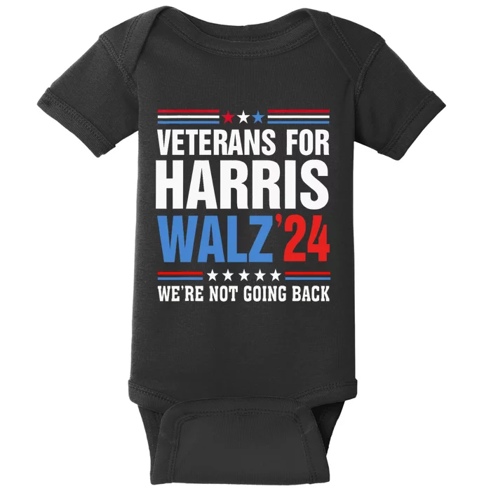 Veterans For Harris Walz 2024 Harris Waltz Baby Bodysuit