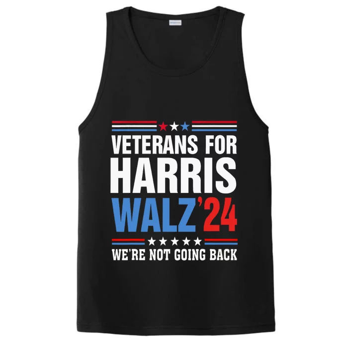 Veterans For Harris Walz 2024 Harris Waltz Performance Tank