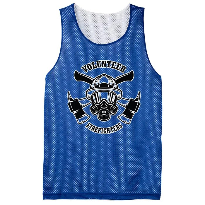 Volunteer Firefighter Hero Gift Mesh Reversible Basketball Jersey Tank