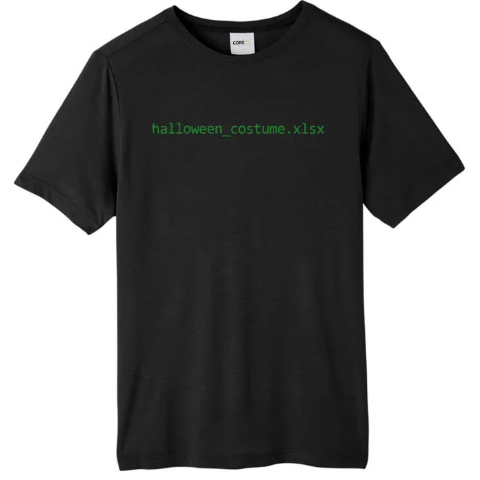 Vintage Funny Halloween Excel Spreadsheet File ChromaSoft Performance T-Shirt