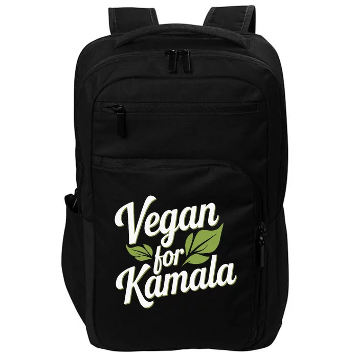 Vegans For Harris Waltz Walz 2024 Vegan For Kamala 2024 Impact Tech Backpack