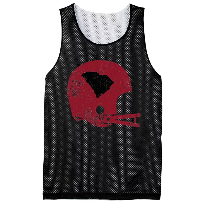 Vintage Football Helmet State Of South Carolina Mesh Reversible Basketball Jersey Tank