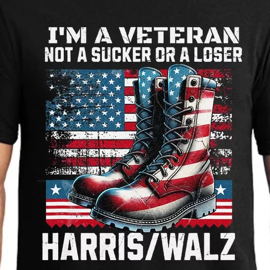 Veteran For Harris Walz For President 2024 Gift Pajama Set