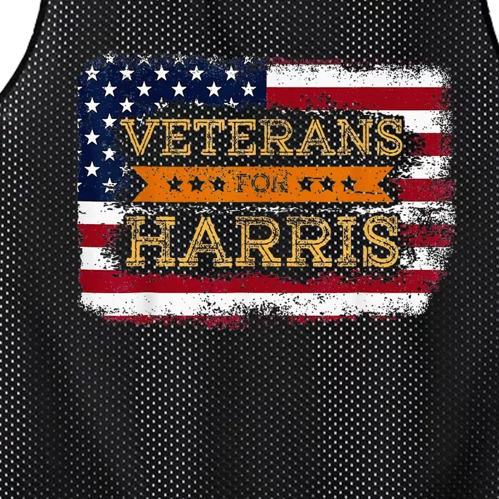 Veterans For Harris Walz Waltz 2024 President Veteran Day Mesh Reversible Basketball Jersey Tank