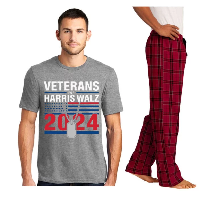 Veterans For Harris Walz Strong Leadership Ahead Pajama Set