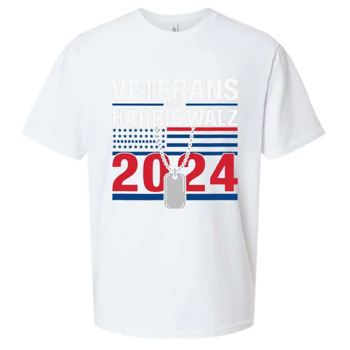 Veterans For Harris Walz Strong Leadership Ahead Sueded Cloud Jersey T-Shirt