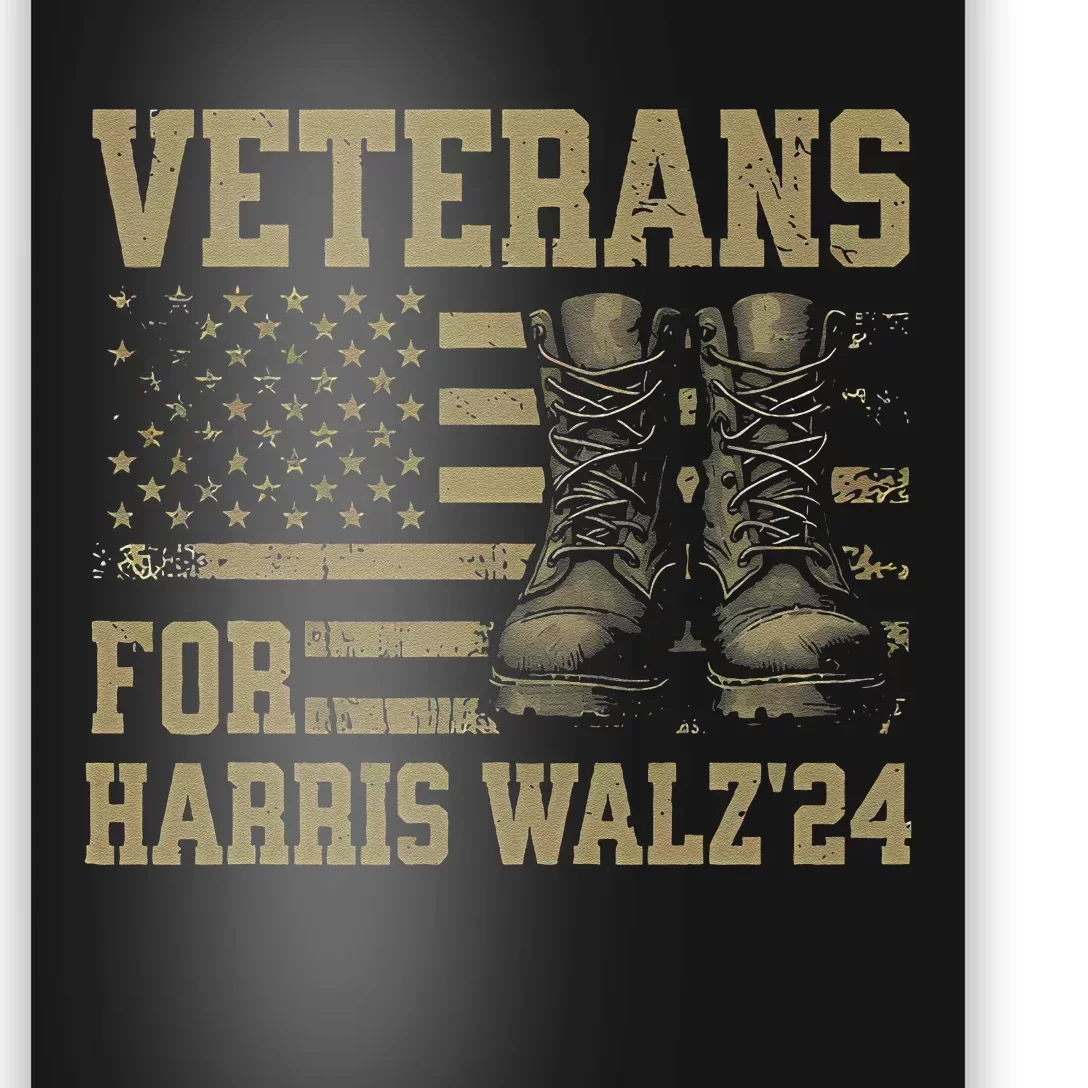 Veterans For Harris Walz Waltz 2024 Presidential Campaign Gift Poster