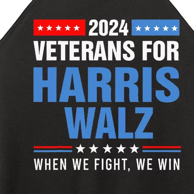 Veterans For Harris Walz 2024 Women’s Perfect Tri Rocker Tank