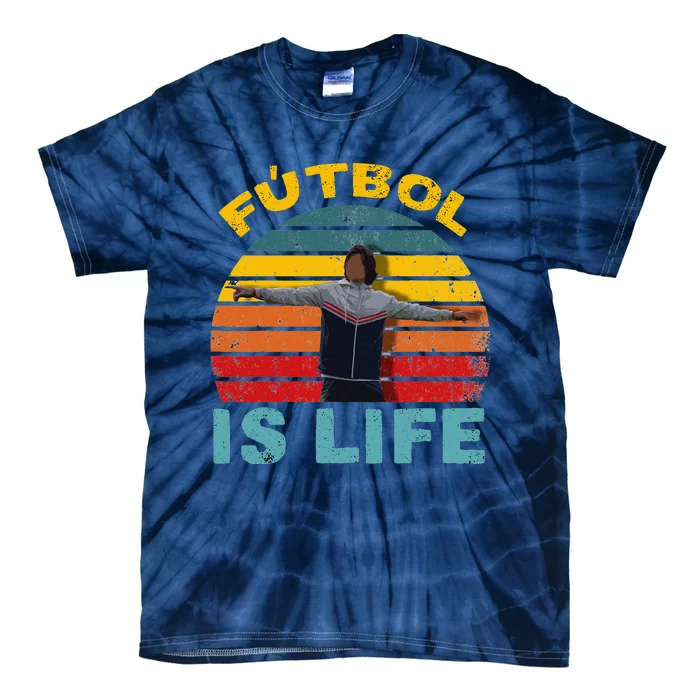 vintage Futbol Is Life Soccer Ball Team goals Tie-Dye T-Shirt