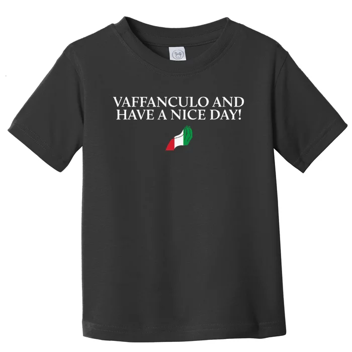 Vaffanculo Funny Italian Humor Italy Toddler T-Shirt