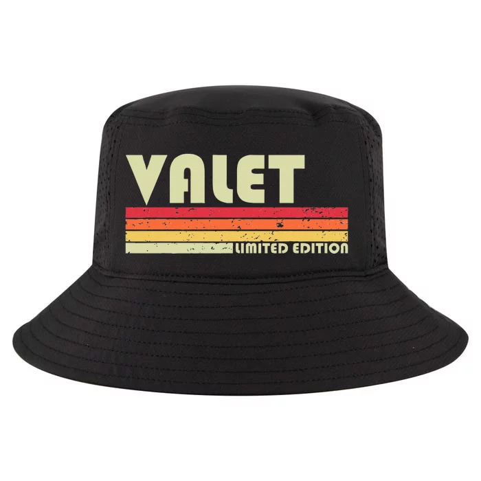 VALET Funny Job Title Profession Birthday Worker Idea Cool Comfort Performance Bucket Hat