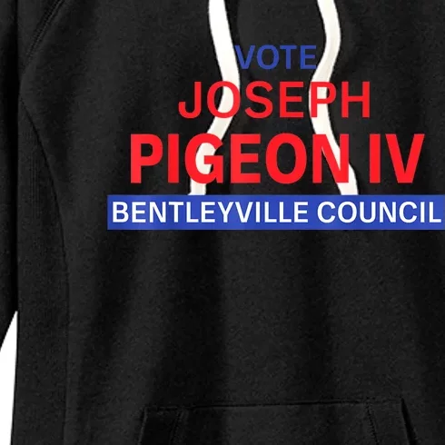 Vote For Joseph Pigeon Iv Women's Fleece Hoodie