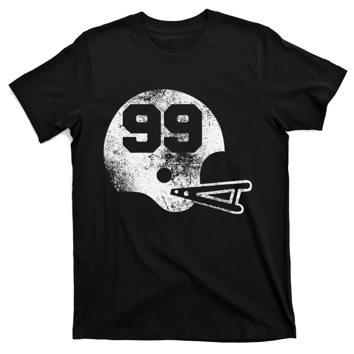 Vintage Football Jersey Number 99 Player Number T-Shirt