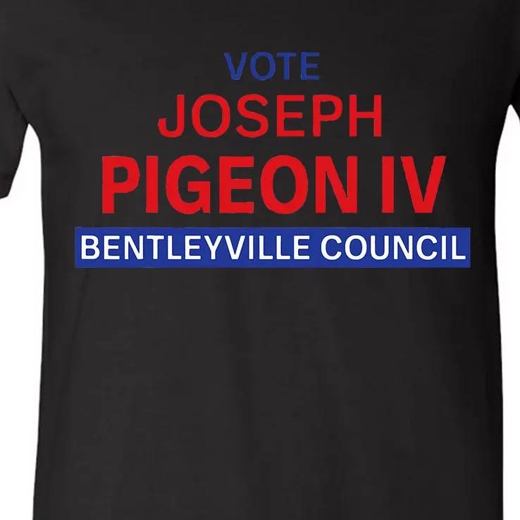 Vote for Joseph Pigeon IV V-Neck T-Shirt