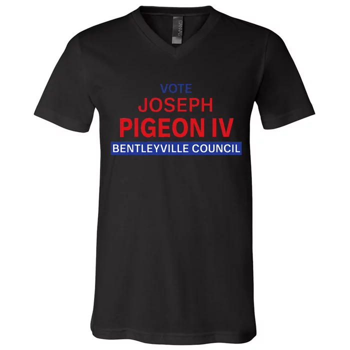 Vote for Joseph Pigeon IV V-Neck T-Shirt