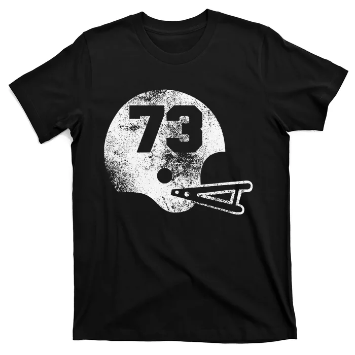 Vintage Football Jersey Number 73 Player Number T-Shirt