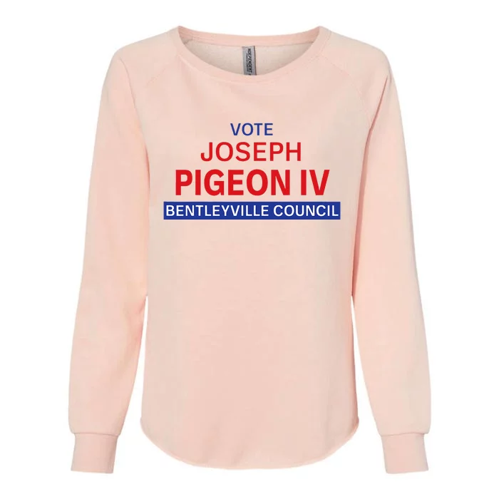 Vote for Joseph Pigeon IV Womens California Wash Sweatshirt